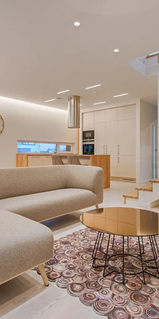 Reforma de un salón moderno